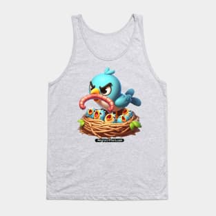 Angry Critters - Momma Bird with Baby Birds Tank Top